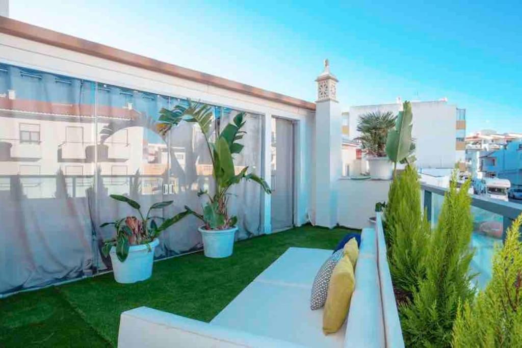 Luxuryvilla With Private Heated Pool And Spa 7P Quarteira Kültér fotó